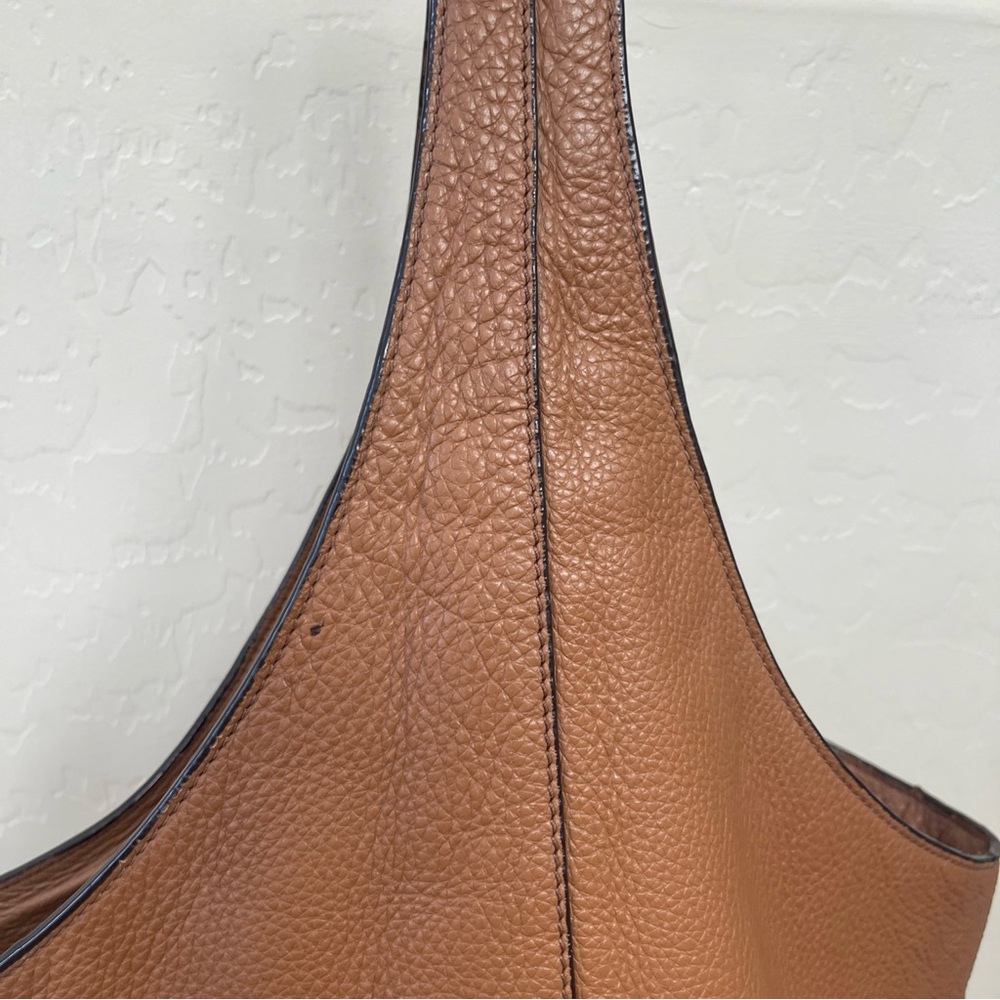 Authentic Rare Tory Burch All T Hobo Shoulder Bag Leather Purse Handbag - Picture 10 of 16